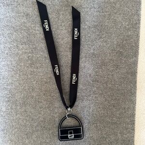 Fendi Baguette Charm with Ribbon